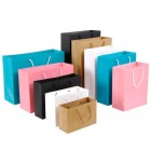 Kraft Paper Shopper Carrier Bags Shopping Totes